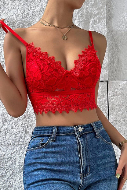 V NECK BRALETTE