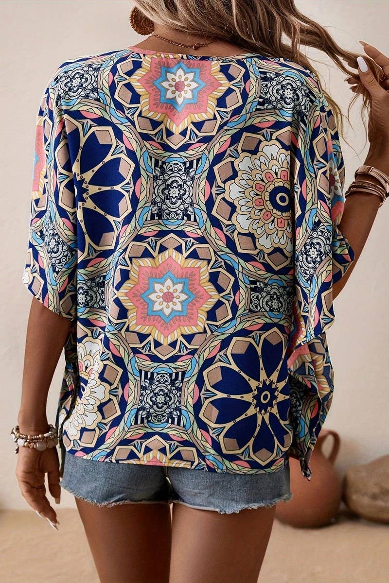 VINTAGE FLORAL TOP