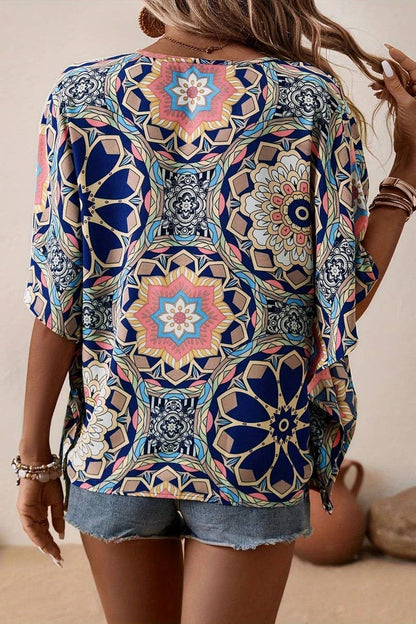 VINTAGE FLORAL TOP