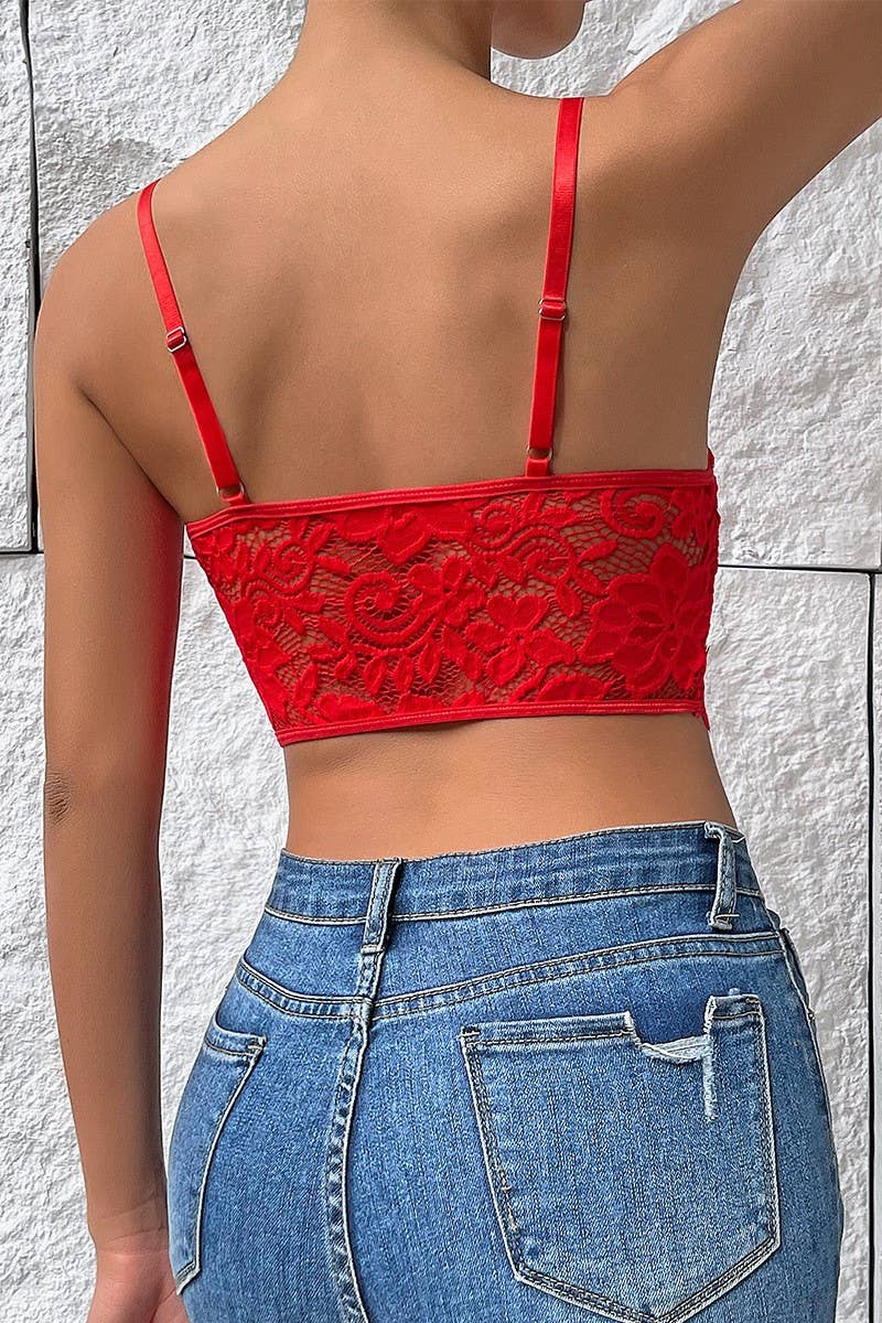 V NECK BRALETTE