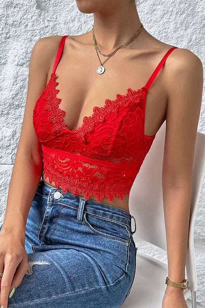 V NECK BRALETTE