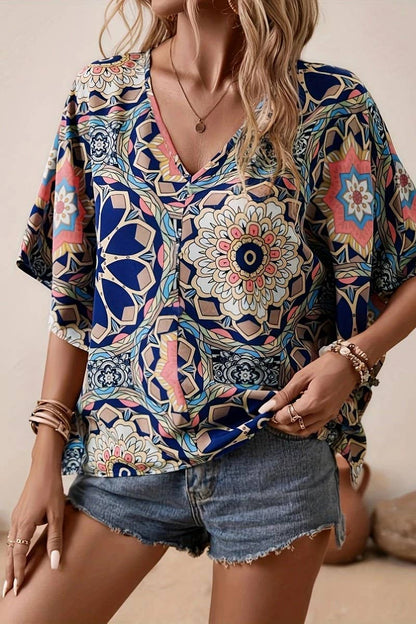 VINTAGE FLORAL TOP